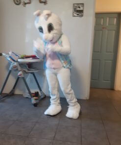 Rubie's Costume Plush Adult Bunny Shoes One Size White 20 91wVvoOtKBL