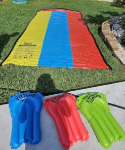 Slip N' Slide Triple Racer with Slide Boogie Board 4 91wWdLayhVL