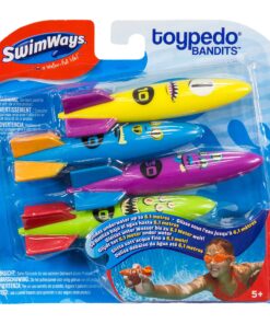 Alternative view of SwimWays Toypedo Bandits Pool Diving Toys - Pack of 4 Toypedo Diving Toys-4 Pack