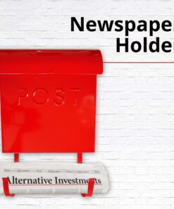 NACH Euro Series Modern Mailbox, Decorative Mail Holder, Wall Mount Mailboxes for Outside, Rust Resistant Galvanized Metal Mailbox, 12" x 11" x 4.5", Red, MB-44766 POST 21 91wbBD8crwL