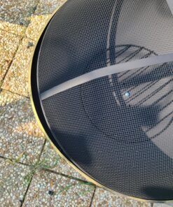 Sunnydaze 30-Inch Fire Pit Bowl with Spark Screen, Fireplace Poker, and Metal Grate - Black High-Temperature Paint Finish 34 91wcB3 koAL