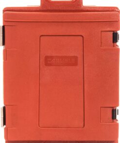 Alternative view of Carlisle FoodService Products Cateraide Insulated Front Loading Food Pan Carrier with Handles for Catering, Events, And Restaurants, Plastic, 5 Full Pans, Brick