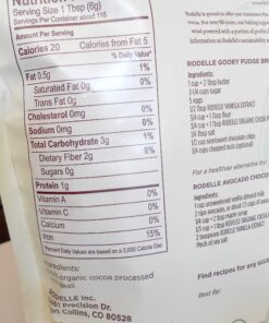 Rodelle Organic Baking Cocoa Powder Dutch Processed 25 Oz. 9 91woBRFYOL