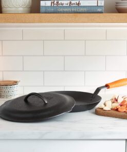 Lodge L10SC3 Cast Iron Lid, 12-inch 12 Inch 28 91wqFUT9zLL