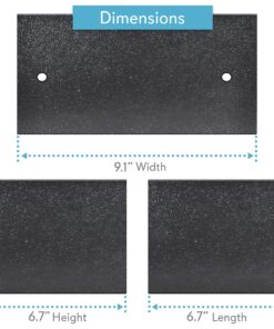 SereneLife Premium Steel Digital Safe Box - 9.1" x 6.7" x 6.7" | Secure Storage for Cash, Firearms, Jewelry & More | Great For Hotels, Cabinets & Home Use | Electronic & Mechanical Access - 2 Keys 21 91wwL7YL3zL