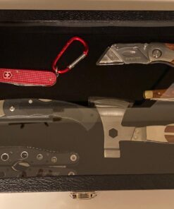 Novel Box Large Glass Top Black Leatherette Metal Clasp Jewelry Display Case 14.75X8.25X2.1 + NB Cleaning Cloth Large: 14.75X8.25X2.1 21 91x p3cOJbL