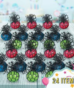Mesh Color-Changing Mini Squeeze Balls | 24 Pieces | Favors, Giveaways, Rewards, Gifts, Takeaways, Kid's Birthday, Vacation Bible School, Christmas, Easter 11 91x1kDK6LL