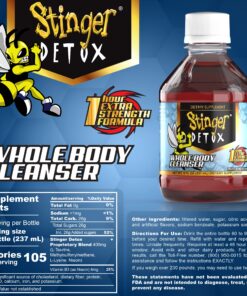 Stinger Detox Whole Body Cleanser 1 Hour Extra Strength Drink – Fruit Punch –Liquid 8 FL OZ 8 Fl Oz (Pack of 1) 22 91x4ztmQ2iL