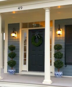 Silk Decor 1 4'TRI Ball Boxwood TOP.(P) GRTT Greenery, 48-in, Two Tone Green 32 91x6YpMvmL