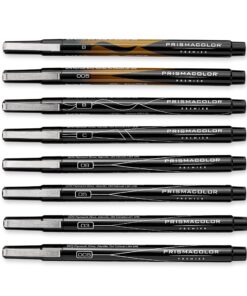 Alternative view of Prismacolor Premier Manga Illustration Markers, Assorted Tips, Black & Sepia, 8 Pack