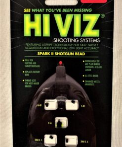 Alternative view of HIVIZ Spark II Fiber Optic Sight (Green)