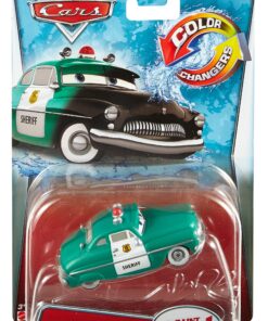 Disney Cars Toys Color Change 1:55 Scale Vehicle, Sheriff 19 91xHxamSacL