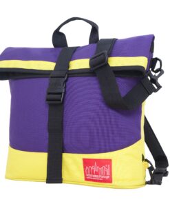 Manhattan Portage Double Dare Convertible Bag, Purple/Yellow