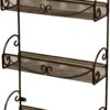 DecoBros 3 Tier Wall Mounted Spice Rack, Bronze 1-Pack 21 91xLl7QMm3L