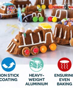 Nordic Ware Platinum Collection Train Pan Train Cakes 24 91xPWs59O8L