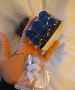 Vivaplex, 6, Cobalt Blue, 10 ml Glass Roll-on Bottles with Stainless Steel Roller Balls - .5 ml Dropper Included 44 91xRWtH4wEL