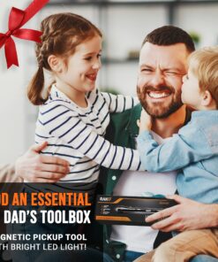 RAK Magnetic Pickup Tool - Christmas Gifts for Men - Telescoping Magnet Pickup Tool with Bright LED Lights and Extendable Neck - Cool Gadgets Gifts Stocking Stuffer Gifts for Men 23 91xT8dKnOsL