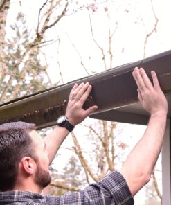 Patch & Shield Power Tape Black - All Weather Patch Water Tape | Stretchy Sealing Tape for Roofing, Waterproof Tape for Pipes | Patch Holes & Cracks | Butyl Tape 4 inch x 5 feet 20 91xTYNpPNTL