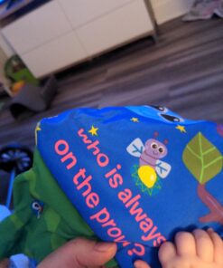 Lamaze Peek-A-Boo Forest Soft Baby Book - Clip-On Cloth Book - Washable Crinkling Fabric Pages for Sensory Play - Teething and Learning Toys for Babies - 6 Months and Up 78 91xYEKr dAL