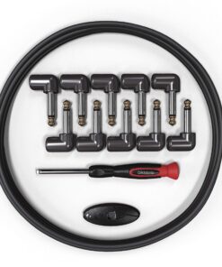D'Addario Accessories PW-GPKIT-10 DIY Solderless Pedalboard Kit, 10 feet, 10 plugs Cable Kit 16 91xYfa 4B3L