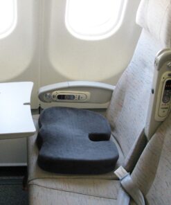 TravelMate Gel-Enhanced Memory Foam Seat Cushion – Perfect for Office Chair & Car Seat Cushion – Helps Relief from Tailbone Pain – Reduce Pressure on Coccyx & Hip – Non-Slip Washable Cover 24 91xdbhw9HGL