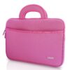 amCase Portable Electronic Device Cover, Chromebook - 11.6 to 12 inch Neoprene Travel Sleeve with Handle-Pink, Laptop Case Pink 10 91xfCDKlv3L