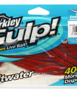 Alternative view of Berkley Gulp! Saltwater 2" 5 cm Sandworm, New Penny(Pack of 24) Bloody 6"