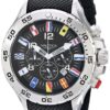 Nautica Men's N16553G Stainless Steel Watch with Black Band 29 91xjeLgKj0L