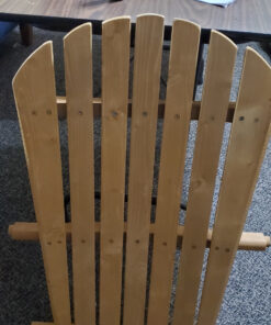 Best Choice Products Folding Adirondack Chair Outdoor Wooden Accent Furniture Fire Pit Lounge Chairs for Yard, Garden, Patio w/ 350lb Weight Capacity - Brown Natural 48 91xjlXPzuPL