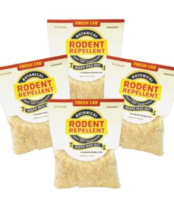 Fresh Cab Rodent Repellent; Quickly Repelling Pests from Treated Areas; Preventing Re-Infestation for up To 1 Months; Safe for Children, Pets and the Environment; Non-Toxic; EPA Registered; 16-Scent Pouches 11 91xn5JGPTmL