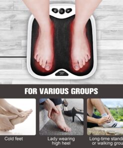 Snailax Foot Massager with Heat, Gifts for Men/Women, Kneading Shiatsu Heated Electric Feet Massager Machine for Plantar Fasciitis,Foot Relief, Washable Cover(White) White SL-593W 25 91xoQIo8XtL