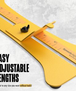 SpeedyJig Plus Paracord Bracelet & Monkey Fist Jig & Kit | Survival Bracelet Making Jig | Weave Camping Rope, Jewelry, Keychains | Craft Idea for Adults & Children | Includes Cord & Buckles Yellow Plus 21 91xu8YKy4 L