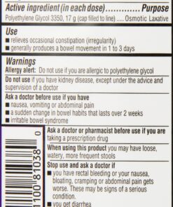 MiraLAX Laxatives, 26.9 Ounce (Discontinued by Manufacturer) 6 91xvXCPqCYL