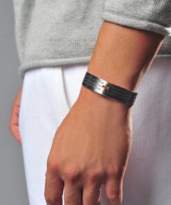 Earth Therapy Copper Serenity Bracelet with Christian Gold-Plated Cross and Engraved Prayer - Adjustable Religious Jewelry Silver 8 91xzrjEYJzL