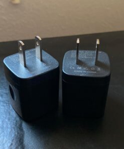 USB Wall Charger, Ailkin 2.1A Dual Port Portable Universal USB Wall Charger Adapter Box for iPhone 15 14 13 12 Mini Pro Max SE 11 XS XR X Plus, Samsung Galaxy A04S A14 S22 S21, Google Pixel 7 7a 6 6a Pure Black 28 91y11kMp41L