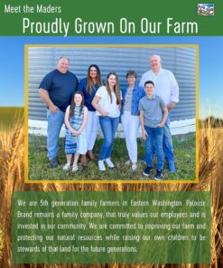 Hard Red Winter Wheat Berries | 5 LBS | Family Farmed in Washington State | Non-GMO Project Verified | 100% Non-Irradiated | Certified Kosher Parve | Field Traced | Burlap Bag 5 Pound (Pack of 1) 28 91y8cU b8qL