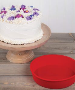 Mrs. Anderson's Baking Silicone 9-Inch Round Cake Pan, BPA Free, Non-Stick European-Grade Silicone, 9.5 x 2.25-Inches 18 91yFq7zyNL