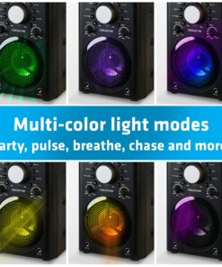 Alternative view of Singsation Karaoke Machine - Full Karaoke System for Adults or Kids, with Wireless Bluetooth Speaker and Microphone. Works with All Karaoke Apps via Smartphone or Tablet