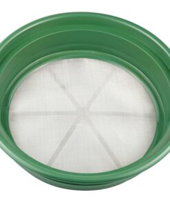 SE 13 1/4 Inch Stackable Classifier Gold Prospecting Pan - 1/70 Inch Stainless Steel Mesh Sifting Pan, Green Pans 12 91yIYx28p5L