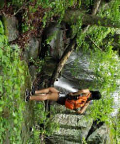 Roam 25L Hiking Daypack - Ultra Lightweight Packable Backpack - Durable, Water Resistant Folding Backpack for Travel, Camping Mango Orange 43 91yJMWqQIgL