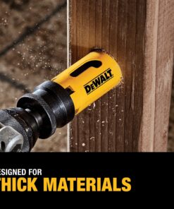 DEWALT Hole Saw Kit, Standard Electrician's Set, Bi-Metal (D180002) , Yellow 15 91yLKWN6klL