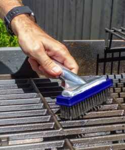 Poolmaster 20178 Aluminum-Back Swimming Pool Wall Brush with Stainless Steel Bristles, 5-Inch, Silver Steel Brush 14 91yPP8AhbEL