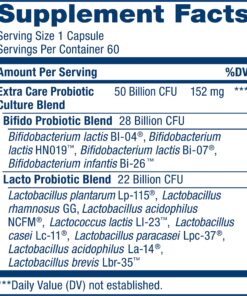 Renew Life Extra Care Digestive Probiotic Capsules, 50 Billion CFU Guaranteed, Daily Supplement Supports Immune, Digestive and Respiratory Health, L. Rhamnosus GG, Dairy, Soy and gluten-free, 60 Count 60 Count (Pack of 1) 20 91yS9wMixiL