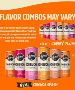 Alternative view of Remedy Kombucha Tea Organic Drink - Sugar Free, Keto, Vegan, Non-GMO, Gluten Free & Low Calorie - Sparkling Live Beverage w/ Gut Health & Probiotic Like Benefits - 6 Flavor Super Sampler Variety Pack - 8.5 Fl Oz Can, 24-Pack 8.5 Fl Oz (Pack of 24)