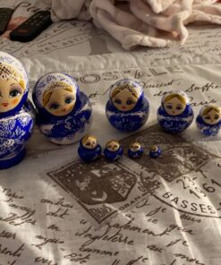 YAKELUS Russian Nesting Dolls Russian Dolls Matryoshka Doll Russian Dolls for Kids for Adults 10 Piece Set Handmade 1070 1070 (10 Piece) 21 91yYpgNuUAL