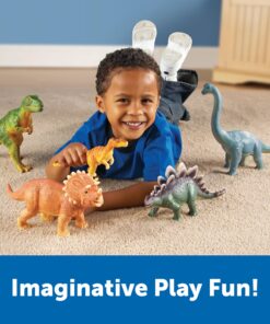 Learning Resources Jumbo Dinosaurs - Toddler Learning Toys, Dinosaurs Toys for Kids Ages 3+, Dinosaur Games Standard Packaging 34 91yeAnDMTL