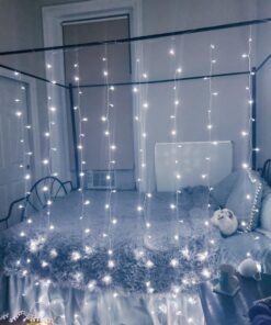 Twinkle Star, 8.26 Inches Indoor Outdoor, LED String Light for Christmas Wedding Party Home Garden Bedroom Wall Decoration (White) White 300 LED 27 91yfuW9vyL