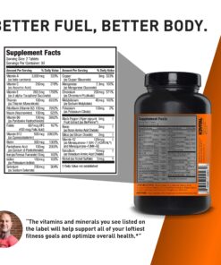 Vita JYM Sports Multivitamin & Mineral Support, Vitamin A, C, B6, B12, E, K, Boron, Biotin, Potassium | JYM Supplement Science | 60 Tablets 14 91ykW07XLOL