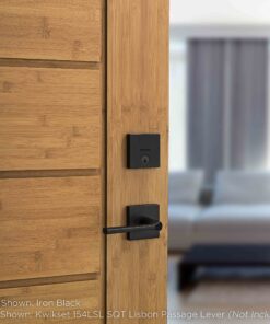 Kwikset Venetian Bronze 92580-006 258 Downtown Low Profile Slim Square Modern Contemporary Single Cylinder Deadbolt Door Lock Featuring SmartKey Security eCommerce_Packaging 10 91ym8bBrnZL