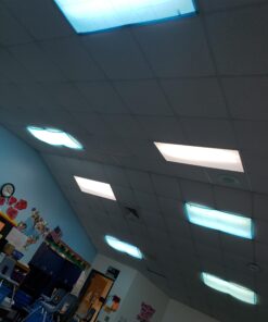 Educational Insights The Original Fluorescent Light Filters: Tranquil Blue 4-Pack, Fluorescent Light Covers, Easy Install for Classrooms, Office, Hospitals & Home, Teacher Classroom Essentials 35 91yvuL7frzL